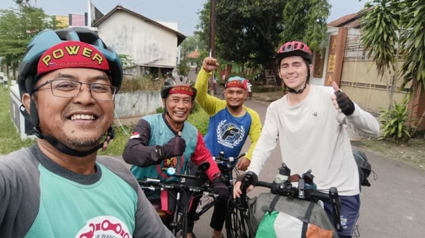 Mickey Phelan during his Indonesian cyle
