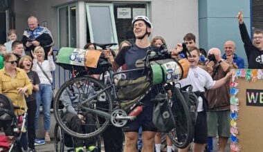 Hero's welcome for Waterford man after 30,000km cycle