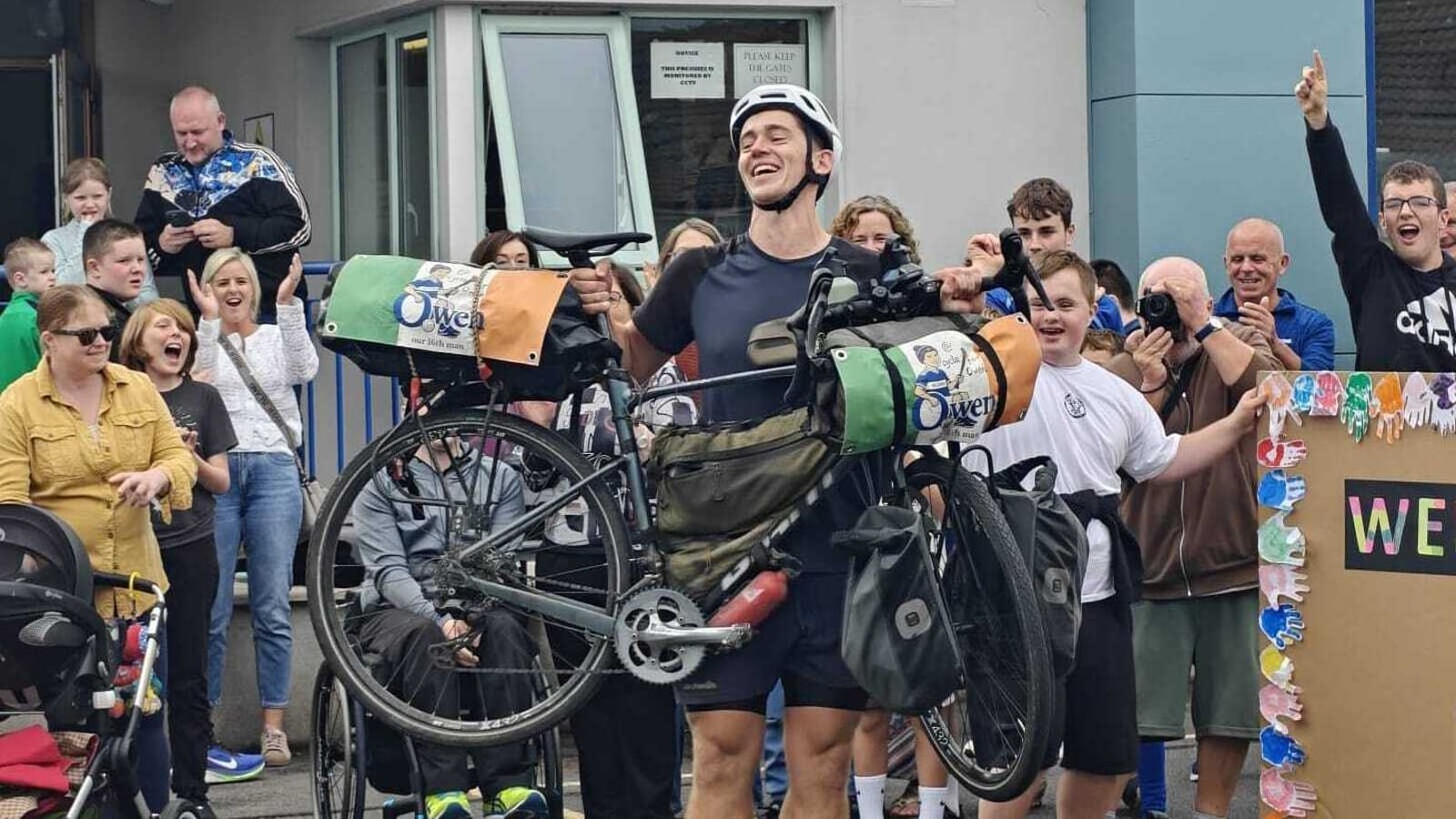 Hero's welcome for Waterford man after 30,000km cycle