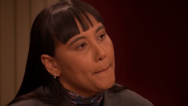 Janet listens intently