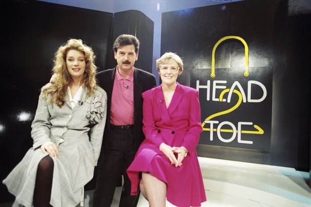 Three presenters of an iconic RTE show in the 80s