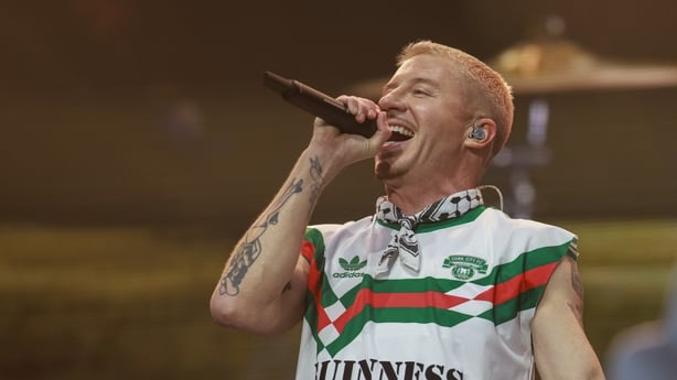 Macklemore performs at Virgin Media Park on June 05, 2025 in Cork, Ireland.