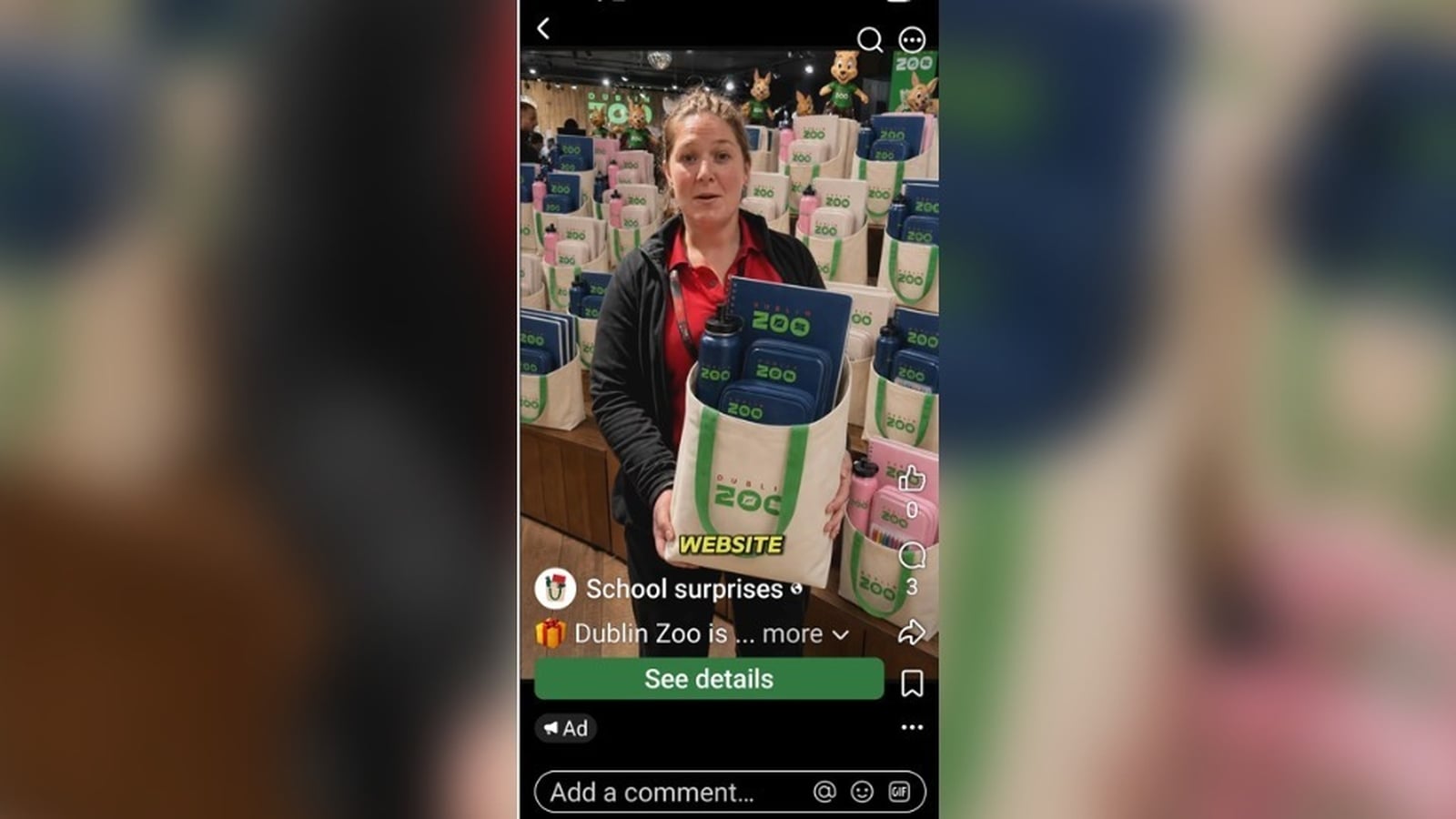 Warning over Dublin Zoo online scams offering free gifts