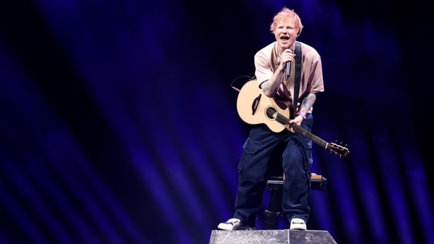 BOSTON, MASSACHUSETTS - DECEMBER 14: Ed Sheeran performs during iHeartRadio KISS108's Jingle Ball 2025 Presented By Capital One at TD Garden on December 14, 2025 in Boston, Massachusetts. (Photo by Scott Eisen/Getty Images for iHeartRadio)