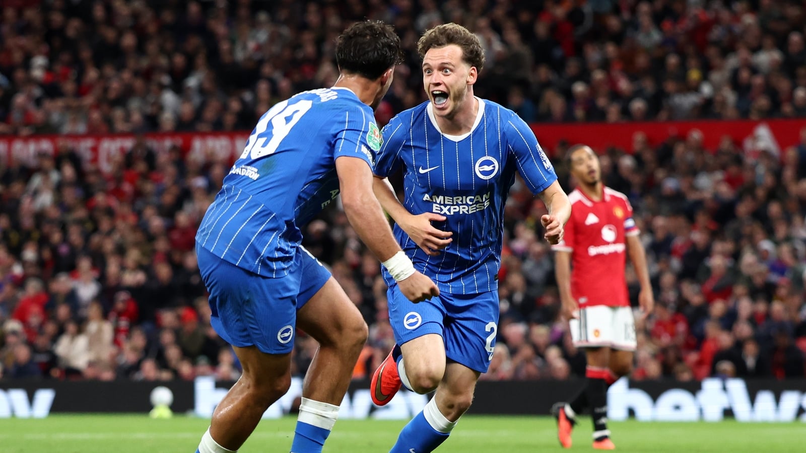 Brighton floor Man United with three-goal comeback