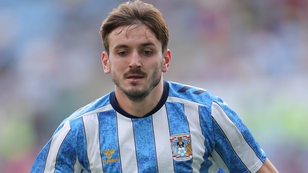 Liam Kitching of Coventry City during the pre-season friendly match between Coventry City and RCD Espanyol at The Coventry Building Society Arena on August 08, 2026 in Coventry, England.