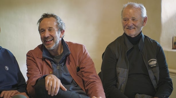 Chris O'Dowd and Bill Murray in A Course Called Ireland Photo: BBC/Stellify Media (a Sony Pictures Television company)