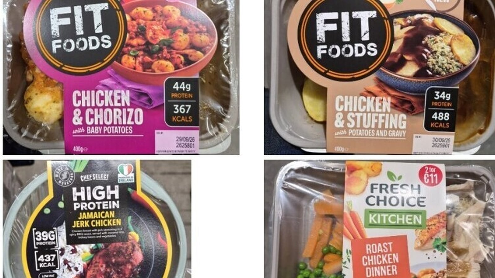 FSAI recalls several ready meals due to possible listeria