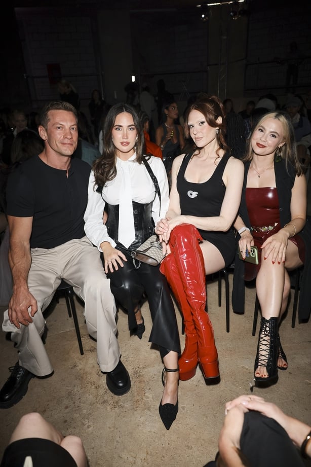 James Sutton, Taylor Ryan, Kate Nash and Megan Prescott attend the OnlyFans x Natasha Zinko show