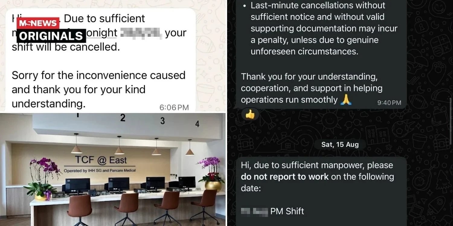 S'pore medical centre cancels locum nurses' shifts last minute, after backlash over requiring advance notice for MC