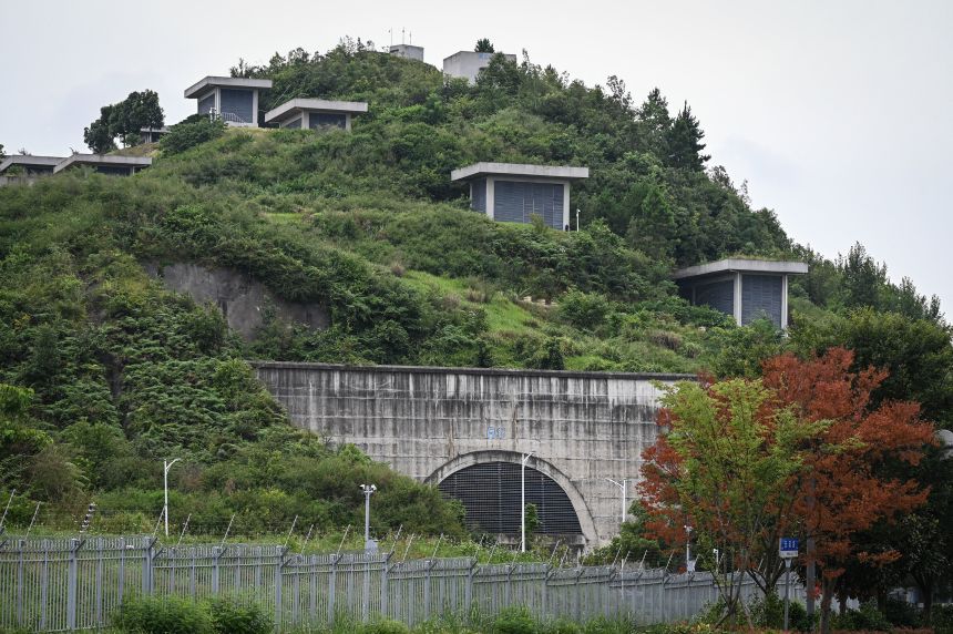 Chinese technology company Tencent's data center in Guiyang, southwestern China's Guizhou Province, on July 24, 2026.