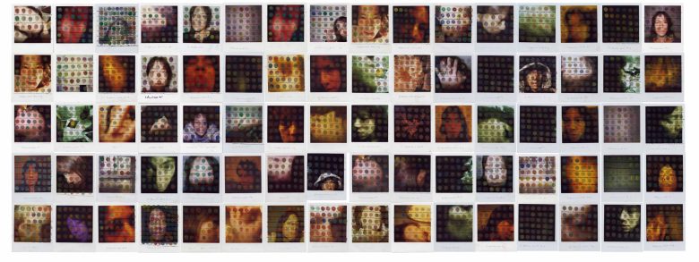 fingerprinted polaroids valerie huhn 
