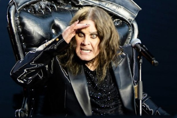 Ozzy Osbourne during his final show