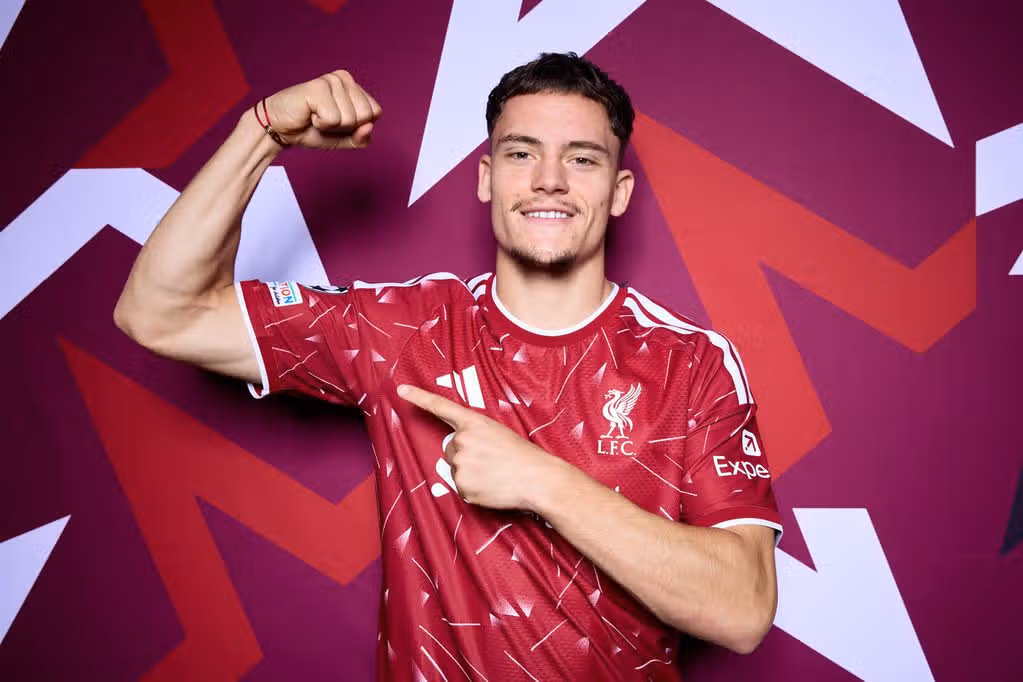 Florian Wirtz poses during the official UEFA Champions League 2026/27 portrait session