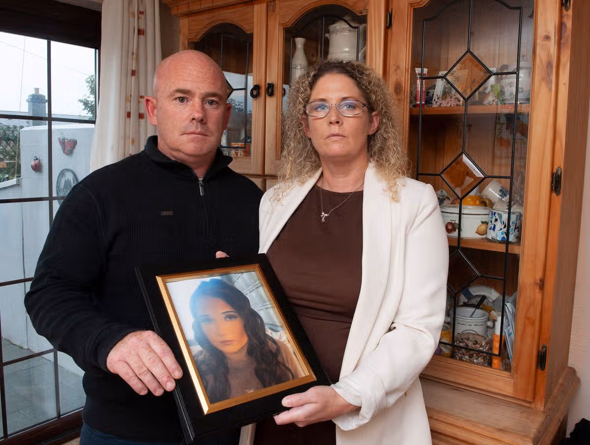 Parents of Sophie Caulfield in their home in New Ross, Co Wexford