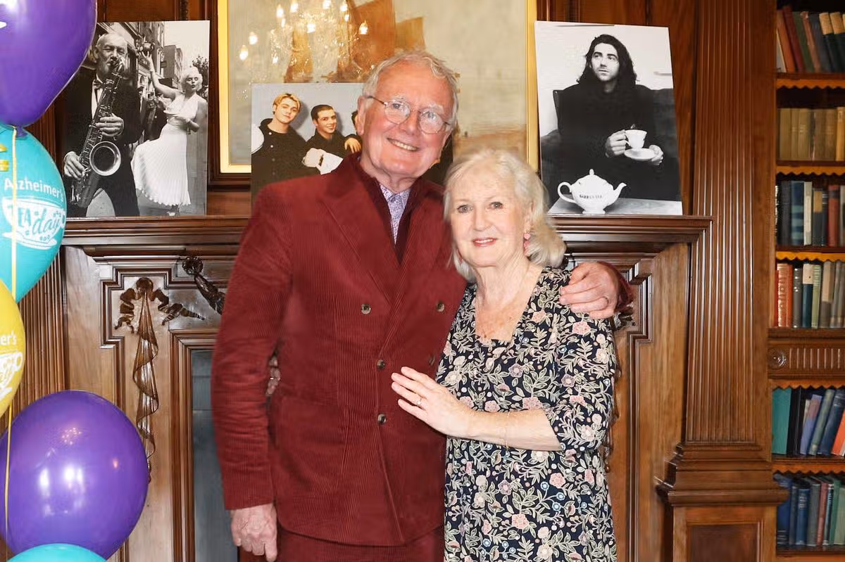 Bryan Murray and Una Crawford O’Brien pictured at the launch of the 30th anniversary of Alzheimer’s Tea Day