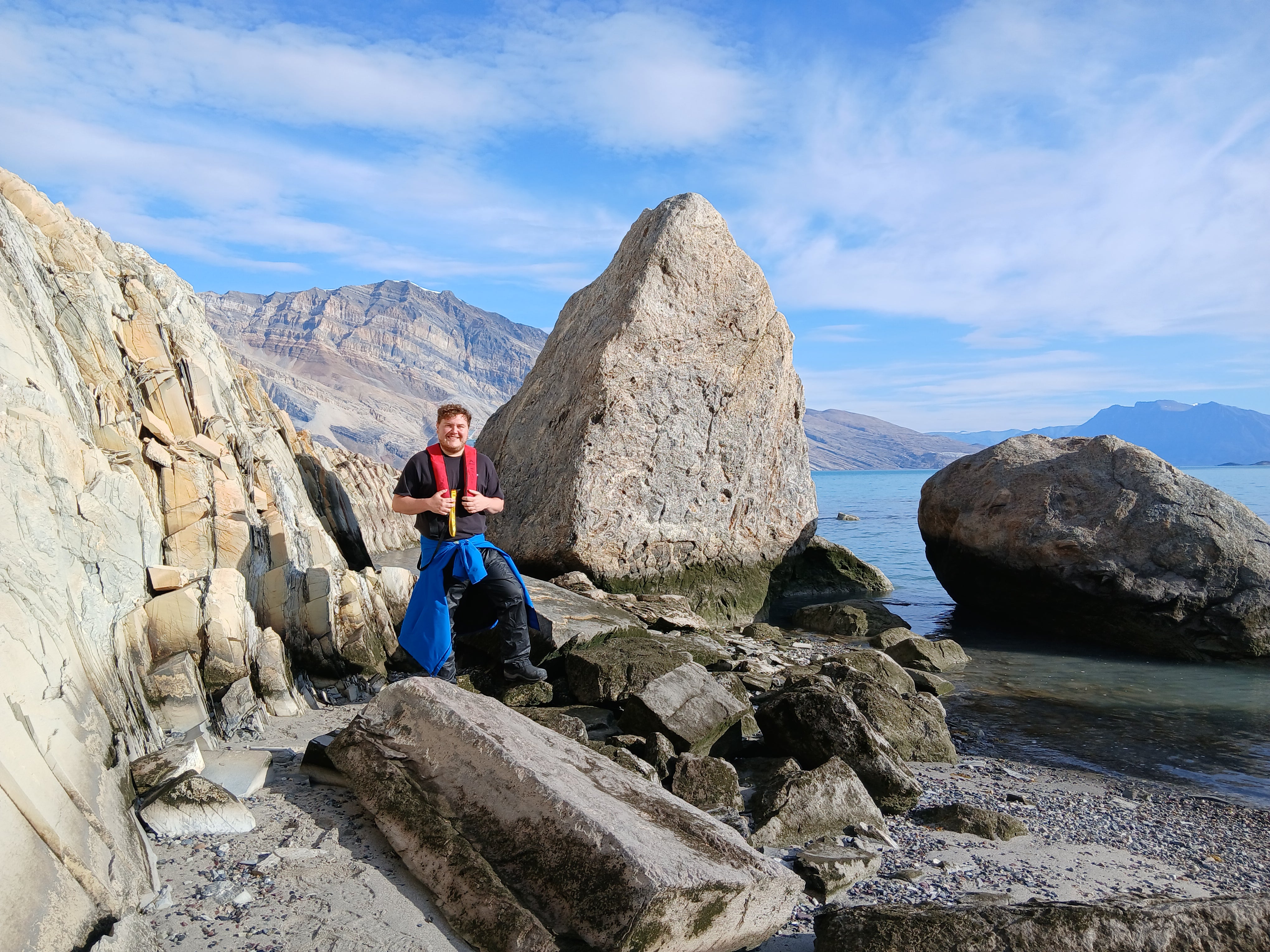 Jake visited remote fjord systems while on the cruise
