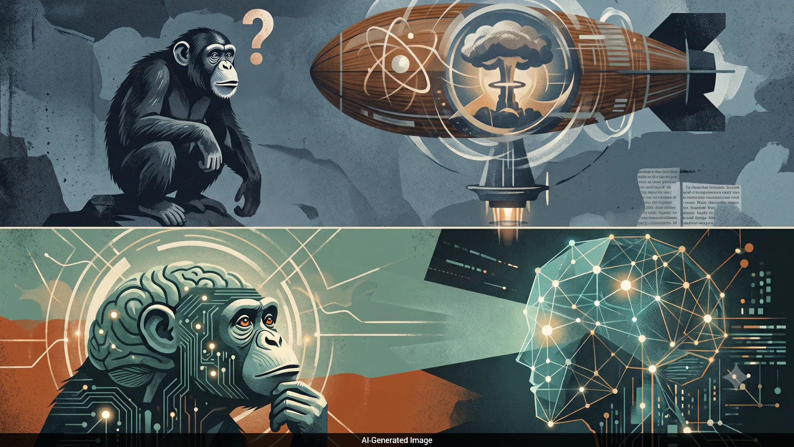 Stuart Russell, Dario Amodei, AI Slowdown, AI Risks: On Risk From Superintelligence, Top AI Expert's Chimpanzee-Nukes Analogy