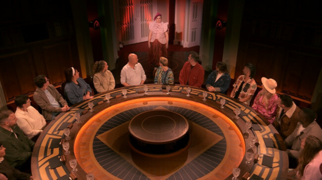 Siobhán McSweeney at Round Table The Traitors Ireland S2 Ep2 (5) (1)