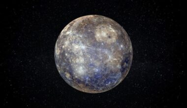 Planet Mercury Starry Sky