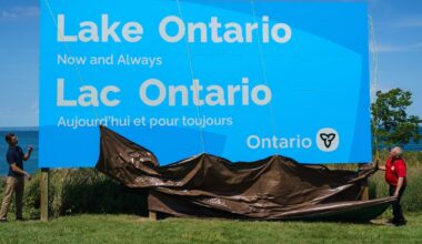 Canada erects giant ‘Lake Ontario’ sign as spat with Trump over name escalates – The Irish Times