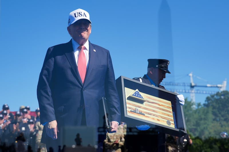 US president Donald Trump. Photograph: Andrew Harnik/Getty Images