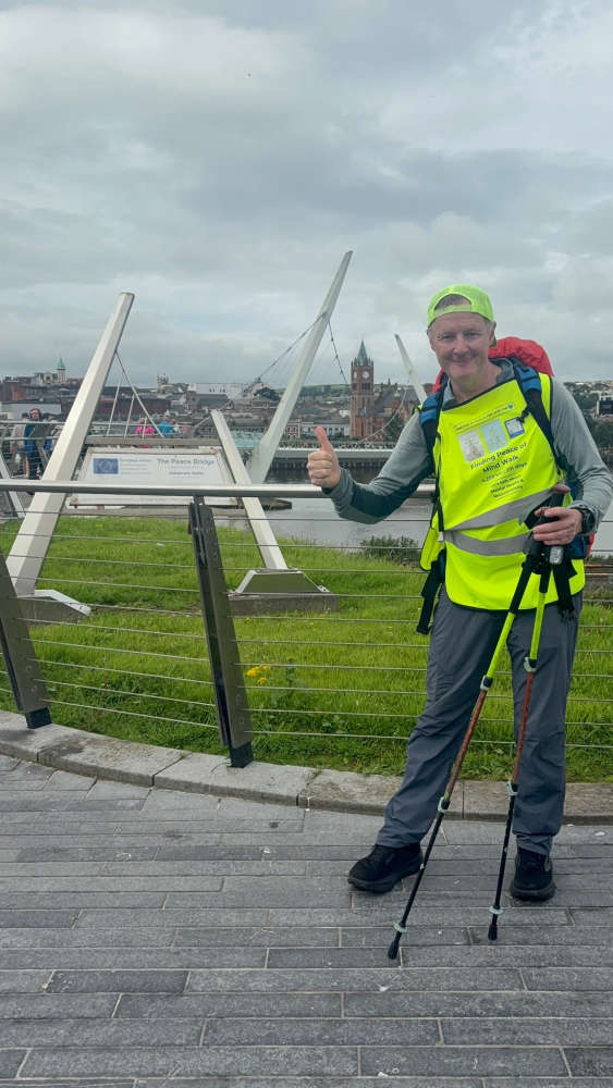 Walker Retrace Historical Footsteps on 10-Month Mental Health Odyssey