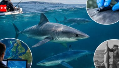 Scientists will deploy 70 electronic tags on 3 vulnerable shark species around Britain, pairing new tracking data with anglers’ catch records dating back to 1953