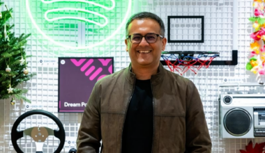 Gautam Talwar, the general manager for Asia-Pacific at Spotify, poses for a photo at the streaming platform