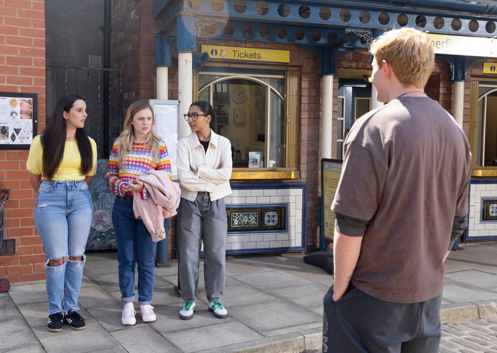 Summer Spellman, Marco Rhodes, Amy Barlow, Asha Alahan, Coronation Street summer spellman, marco rhodes, amy barlow, asha alahan, coronation street
