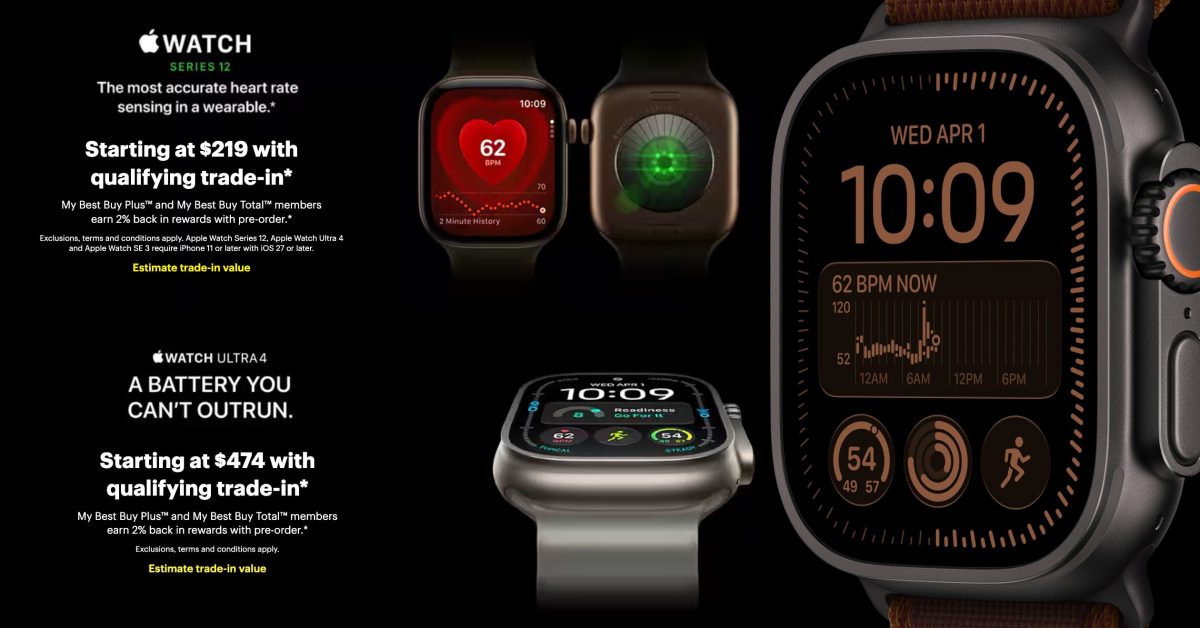 Apple Watch Series 12 or Ultra 4 pre-order deals