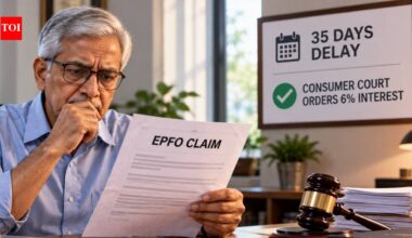 EPFO delayed a retiree’s Rs 14.06 lakh PF claim by 35 days, citing a missing document; consumer court rejects defence and orders 6% interest