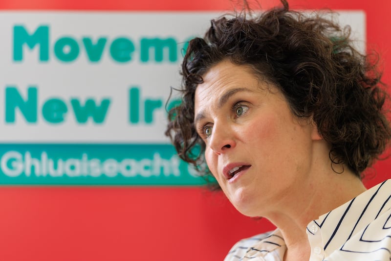 SDLP leader Claire Hanna MP referred to Donald Trump's comments as she looked to build momentum for unity. Photograph: Liam McBurney/PA Wire