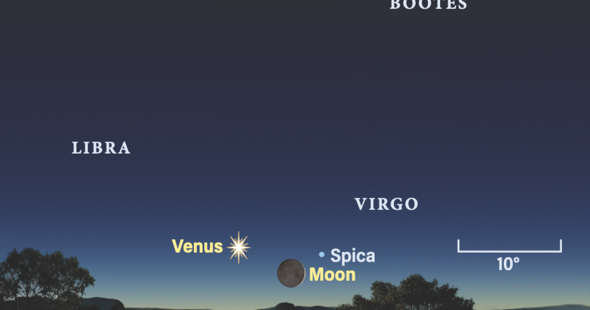 The Sky Today on Sunday, September 13: Venus, the Moon, and Spica