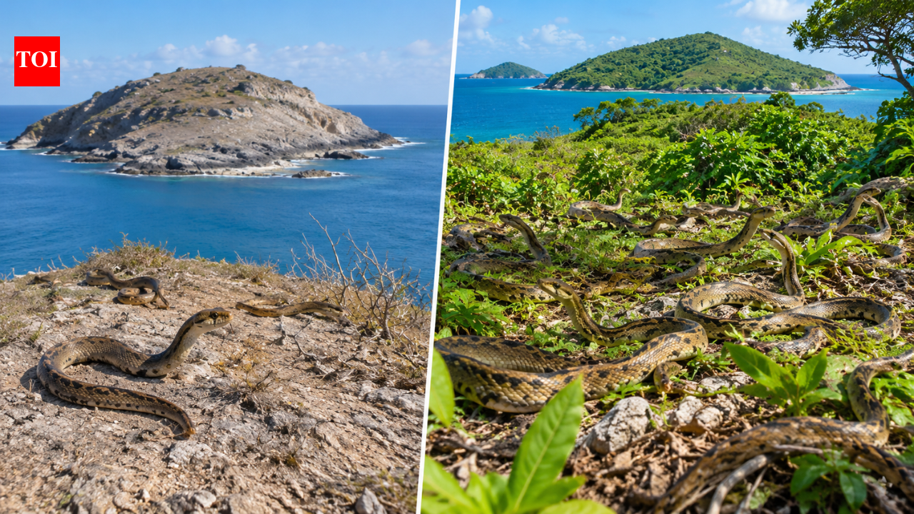 In 1995, just 51 rare snakes survived on one tiny Caribbean island; 21 years later their population topped 1,100 | World News