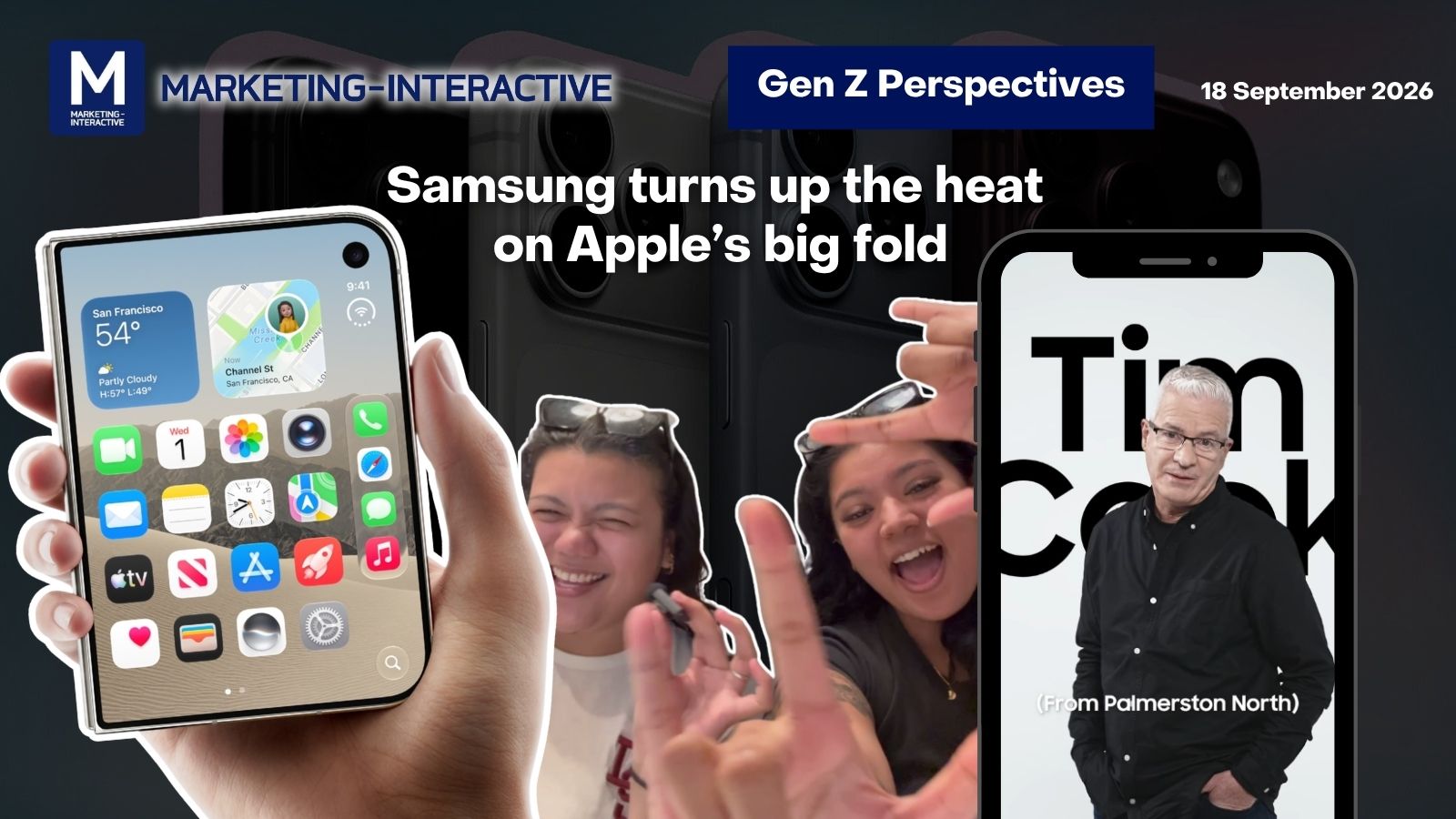 Gen Z perspectives: Samsung turns up the heat on Apple’s big fold