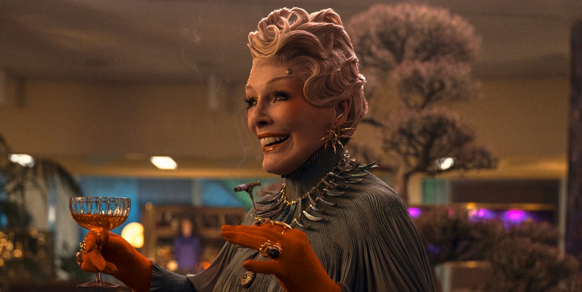 Glenn Close's incredible Hunger Games transformation had a surprising inspiration