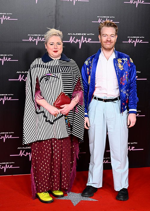 Siobhán McSweeney and Kevin Joseph Brady. Pic: Gareth Cattermole/Getty Images