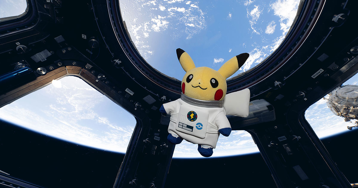 Pikachu, back from space station, kicks off ESA x Pokémon collab