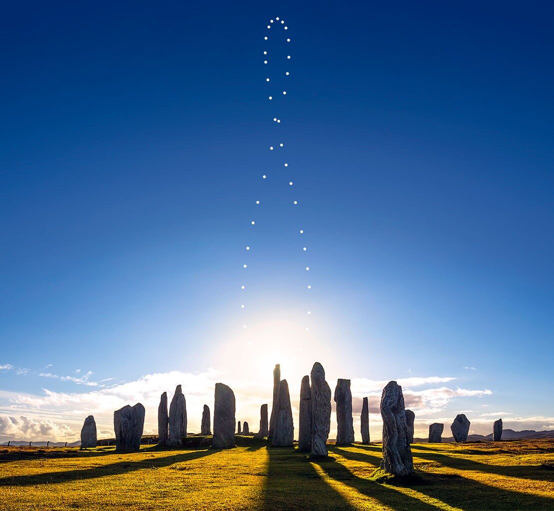 APOD: 2026 September 20 – Analemma over the Callanish Stones