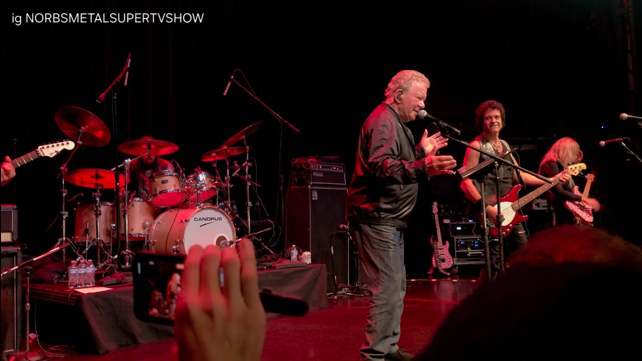 William Shatner Crazy Train live 2026 Riot Fest warm up show - YouTube
