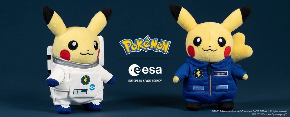 Pikachu plushie actually goes into space as part of Pokémon/European Space Agency collaboration