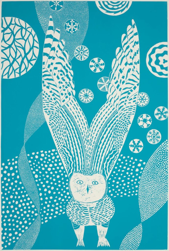 Maine artist highlights nature with linoleum block prints and more