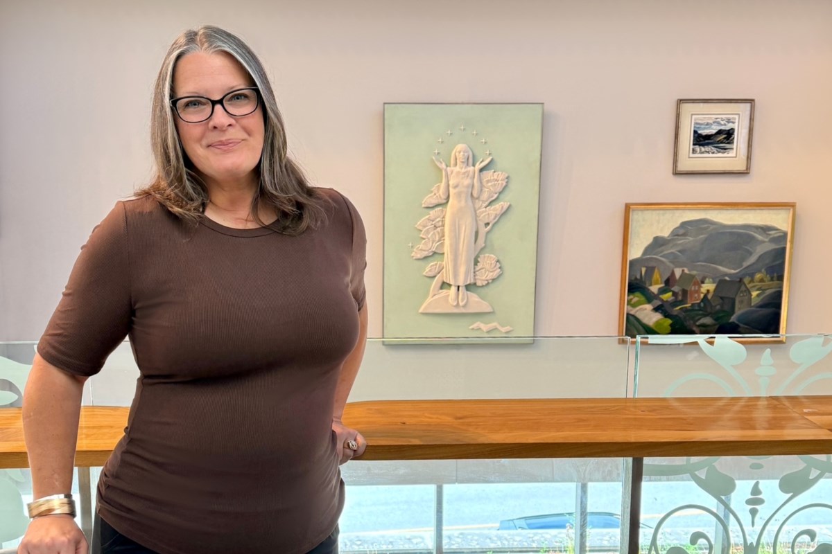 Library revamps mezzanine gallery to highlight permanent art collection