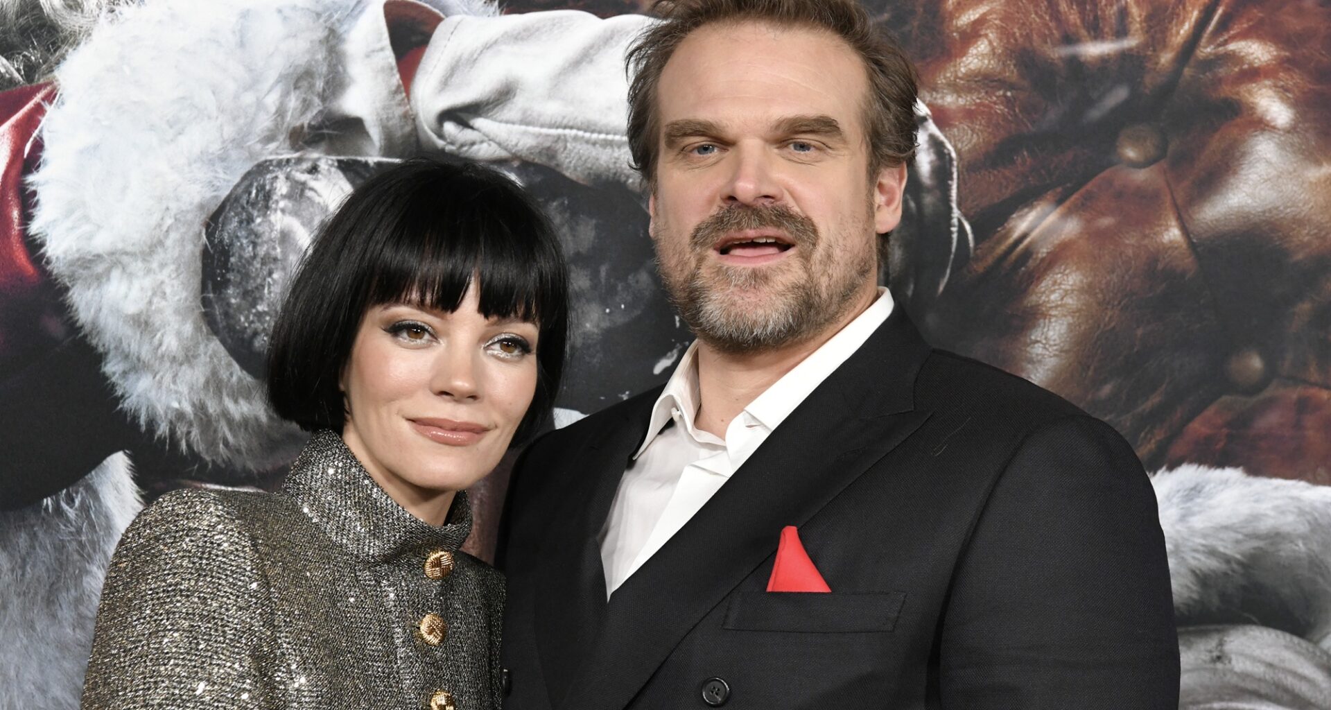 Lily Allen and David Harbour