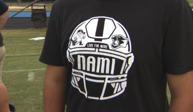 Panther Creek and Green Level meet for annual game promoting mental health awareness :: WRAL.com