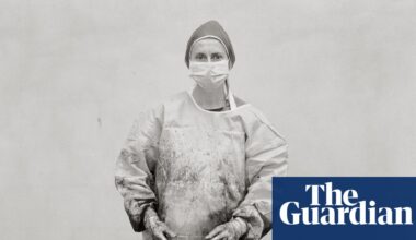 A blood-splattered surgeon after an emergency horse op: Andrea Modica’s best photograph | Photography