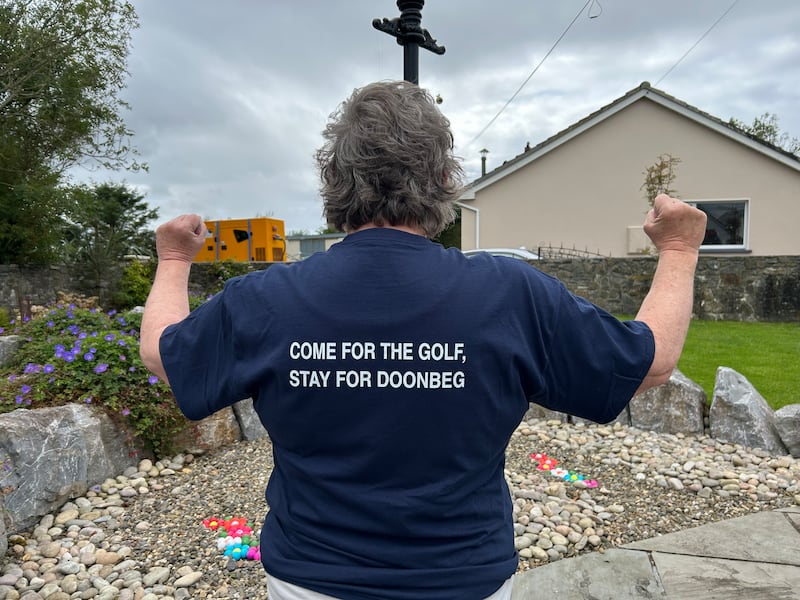 “Jennie Drysdale, chairperson of Tidy Towns Doonbeg. Photograph: Claudia Savage/PA Wire”