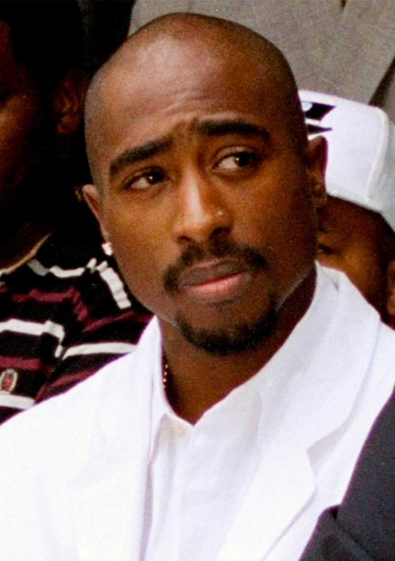 Tupac Shakur: mudered in Las Vegas on September 7th, 1996. Photograph: Frank Wiese/AP