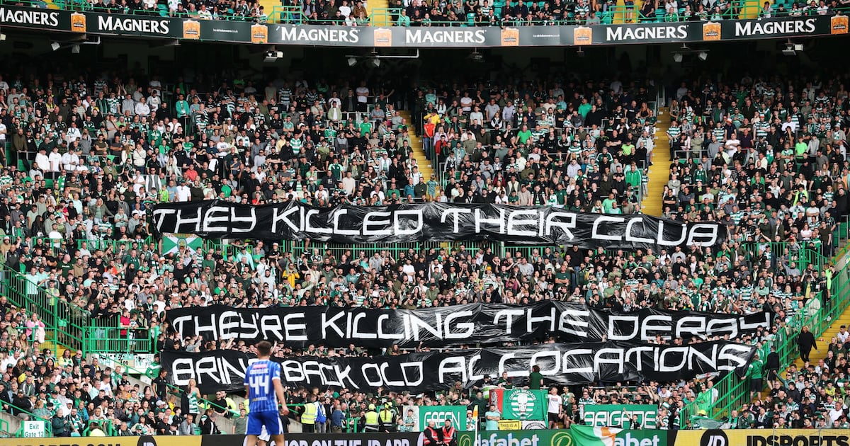 Celtic and Rangers fans not allowed to attend Old Firm away games this season – The Irish Times